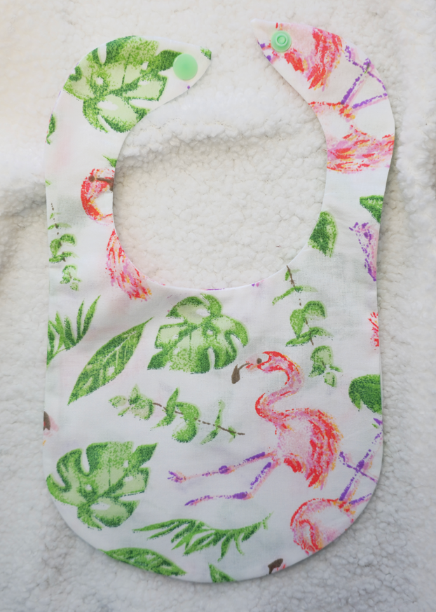 Medvilnės seilinukas "Flamingai"